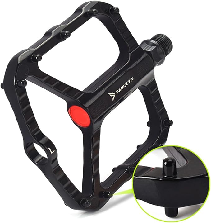 bicycle pedals, 9/16 inch aluminum bicycle pedals, wide platform pedal, mountain bike pedals for e-bike, mountain bike, road bike