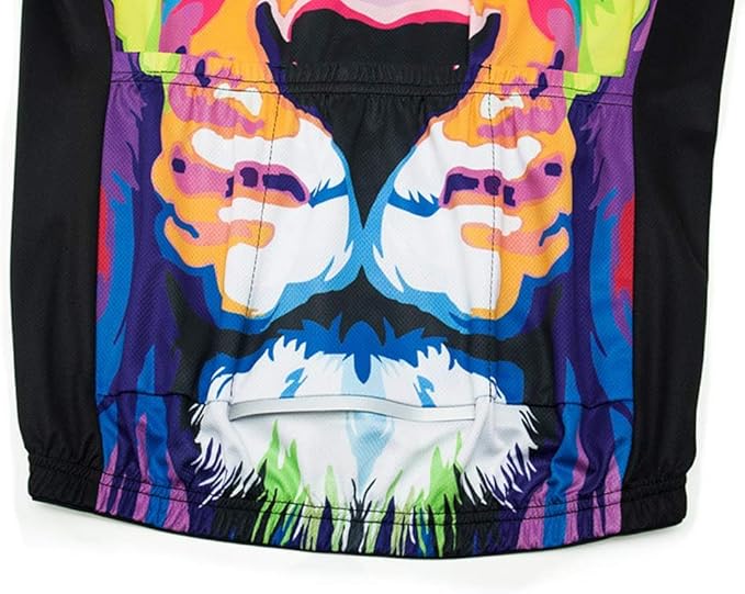 MOXILYN Men's Cycling Jersey Full Zip Riding Clothing Mountain Bike Tops Quick Dry - Bike Shirts