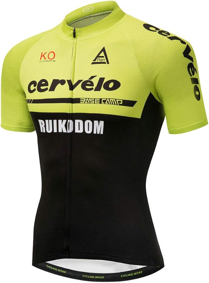 Men's Cycling Jersey Set Bike Jersey Bicycle Shirts Summer Breathability Short Sleeve Clothing C157
