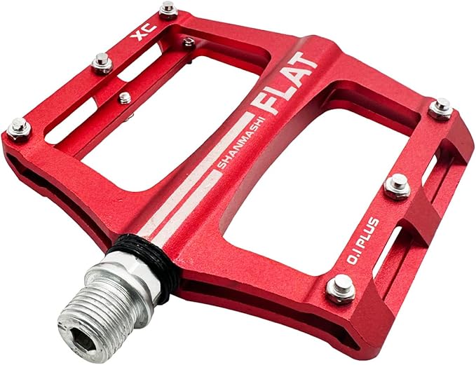 UPANBIKE Mountain Bike Bearing Pedals 9/16'' Spindle Aluminum Alloy Flat Platform for BMX MTB Road Bicycle