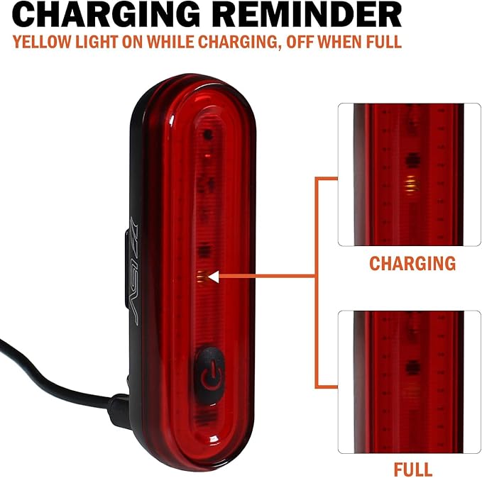 BV Bike Lights for Night Riding LED Bike Tail Light - Bicycle Light Battery-Powered/Rechargeable - Rear Bike Light Weather Resistant - Visible Up to 1500ft Bicycle Tail Light LED Bike Light