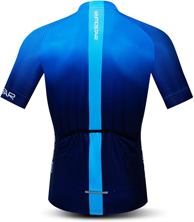JPOJPO USA Cycling Jersey Men Road Bike Shirt Summer Biking Tops Short Sleeve Bicycle Clothes Cycle Wear Breathable