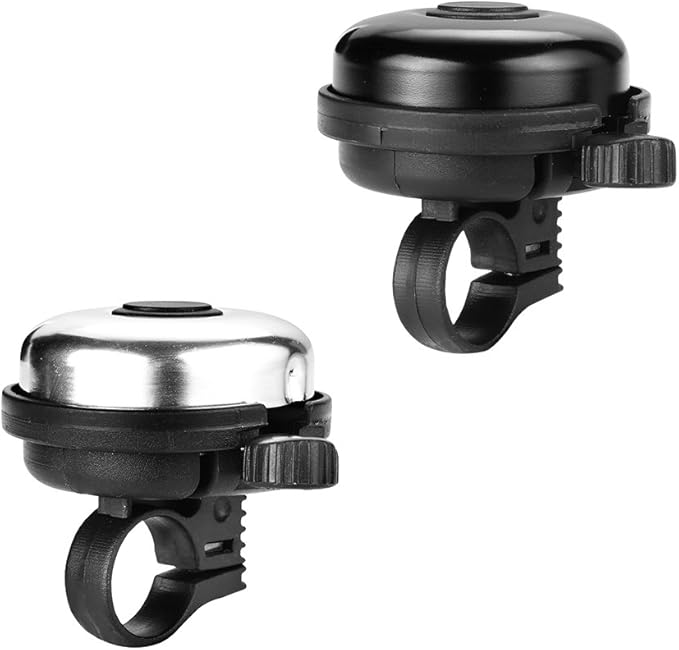 Accmor Classic Bike Bell, Aluminum Bicycle Bell, Loud Crisp Clear Sound Bicycle Bike Bell for Adults Kids