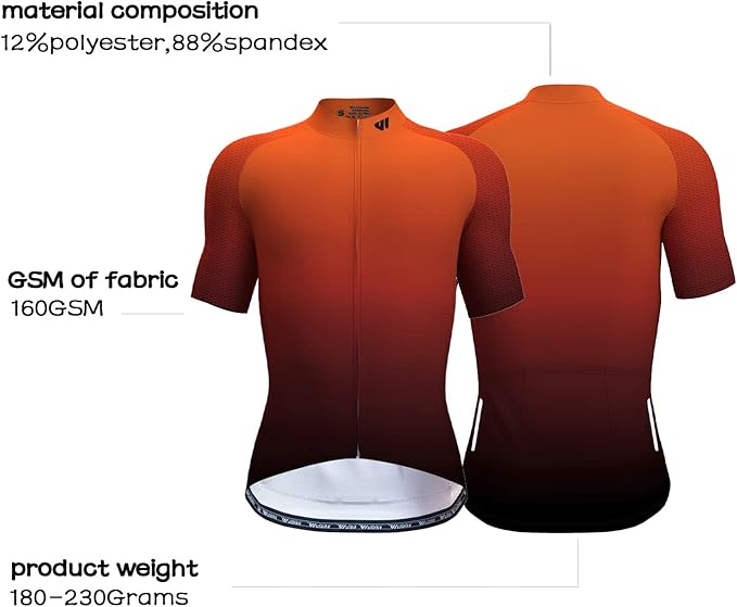 Lo.gas Cycling Jersey Men Short/Long Sleeve Bike Biking Shirts Full Zip with Pockets Road Bicycle Clothes