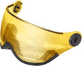 OutdoorMaster Replacement Visor for 2-in-1 Ski Helmets - Anti-Fog, UV Protection Lens - VLT 78% Polarized Yellow Lens