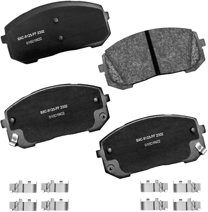 Bendix Premium SBC2302 Ceramic Front Brake Pads for Hyundai Elantra 2021, Sonata 2022-2020, Kia K5 2023-2021