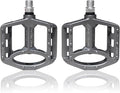 UPANBIKE Magnesium Alloy Bike Pedals 9/16'' Spindle Bearing High-Strength Non-Slip Large Flat Platform for Mountain Bike Road Bicycle