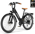 1000W/1500W Peak Electric Bike for Adults,up 80 Miles Removable Battery Ebike, 26/24''" UL Certified Electric Mountain E Bike,Adult Electric Bicycles for Commute Beach Snow