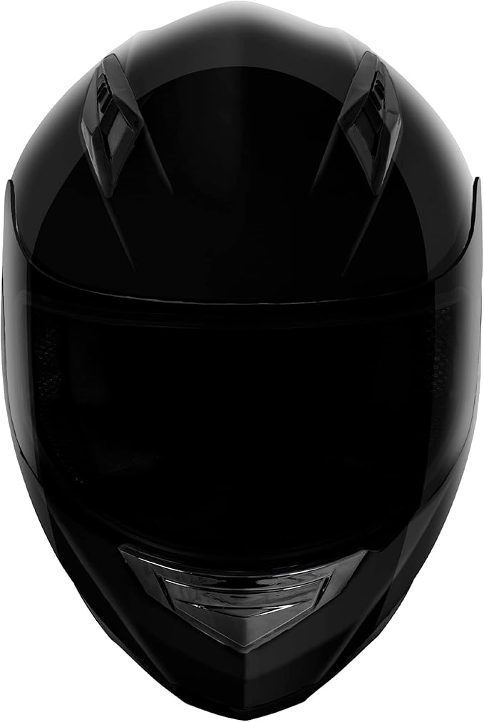 VCAN VX Lightweight Full Face Motorcycle Street Bike Helmet with Extra Tinted Visor, Coolmax Technology & OTG Ready, DOT Approved