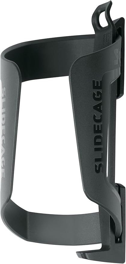 SKS Germany SLIDECAGE Side and Top Access Bicycle Bottle Cage - Modern Design - Fits All Bike Bottles, Ideal for Tight Frames, Black