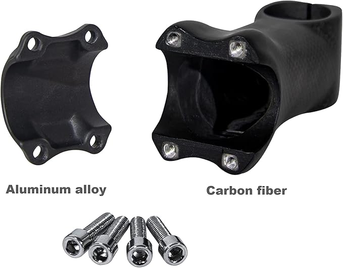 RXL SL Carbon MTB Stem, Mountain Bike Stem 31.8, Road Bike Stem 6 17 Degree 70mm 80mm 90mm 100mm 110mm 120mm 130mm Fixie Handlebar Stems for Downhill Enduro XC