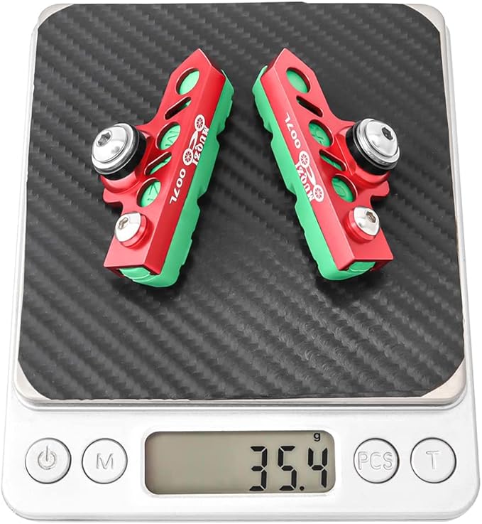 Bicycle C Caliper Extended Brake Pad (Set of 2) Bike Wear-Resistant Replaceable Aluminum Alloy Rim Brake for Road Bike,MTB,Folding Bike