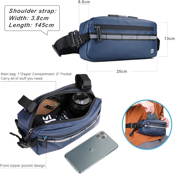 Rhinowalk Bike Bag Waterproof Bike Handlebar Bag,Bike Basket Bicycle Front Bag Shoulder Bag Waist Bag for Sport Bicycle Professional Cycling Accessories