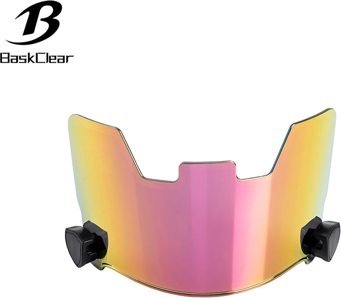 Football Visor Helmet Clear Visor, Scratch Resistant, UV Block, Anti-Fog, Anti-Cracking. Fits Youth and Adult Football Helmets.