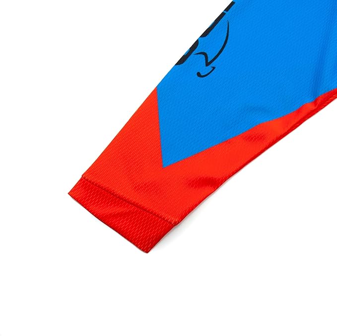 JPOJPO Men's Mountain Bike Jersey Long Sleeve MTB Off-Road Racing Downhill Motocross Shirts Quick Dry&Moisture-Wicking Tops