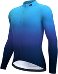 Lo.gas Cycling Jersey Men Short/Long Sleeve Bike Biking Shirts Full Zip with Pockets Road Bicycle Clothes