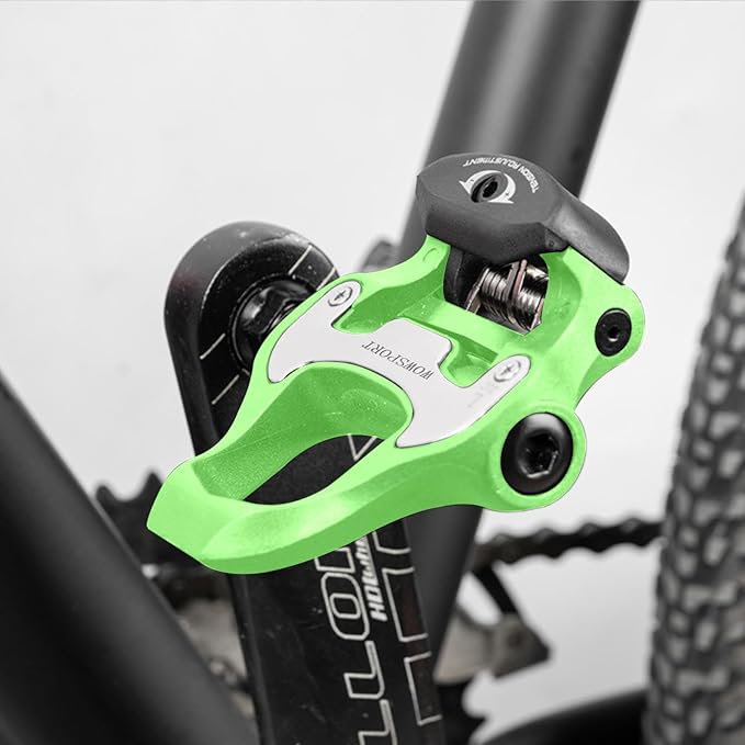 WOWSPORT Look Keo Road Bike Pedals - Lightweight Clipless Pedals with Sealed Bearings & Nylon/Carbon Body | 9/16″ Spindle, Compatible with Look Keo Cleats for Indoor & Road Cycling