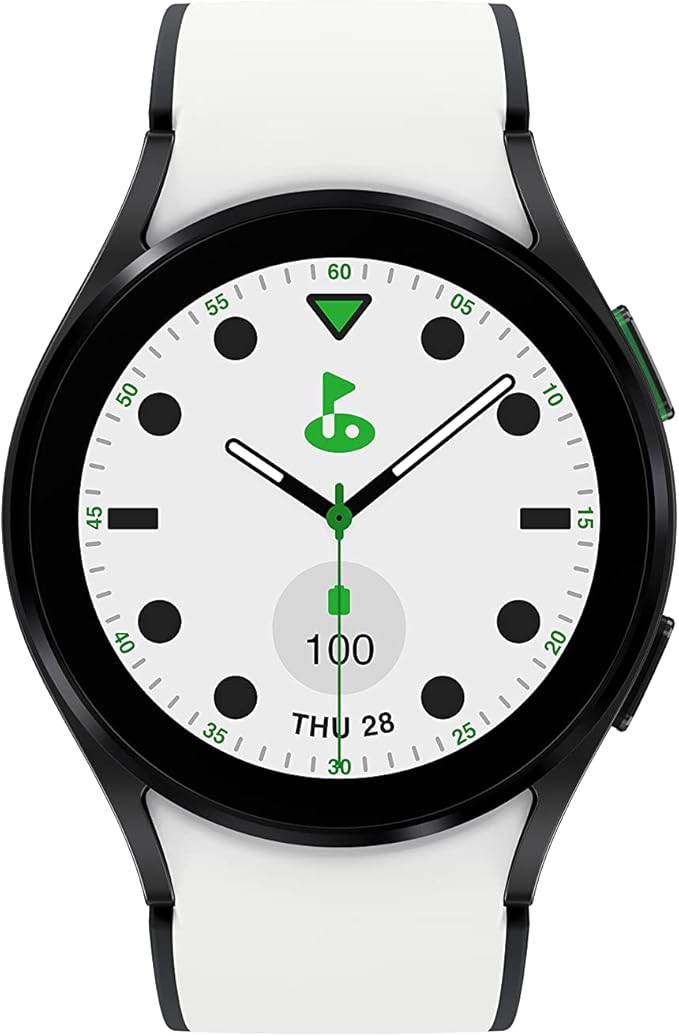 SAMSUNG Galaxy Watch 5 Golf Edition, 40mm Bluetooth Smartwatch w/ Body, Health, Fitness and Sleep Tracker, Improved Battery, Enhanced GPS Tracking, US Version, Gray Bezel w/Two-Tone Band