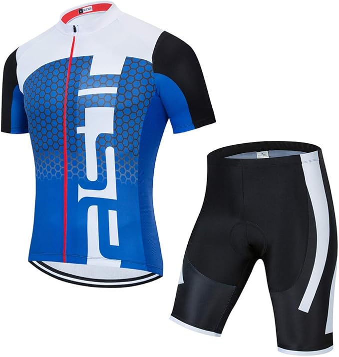 Cycling Jerseys Sets Short Sleeve Bike Clothing Suits Bicycle top Men MTB Jersey Breathable Summer