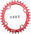 DJC Bike Chainring 104mm BCD Round/Oval MTB 104BCD 30T to 52T 7/8/9/10/11/12 Speed Narrow Wide Tooth Aluminum 7075 Super Lightweight 30T 32T 34T 36T 38T 40 42 DH XC Trail Fat Bike Ebike