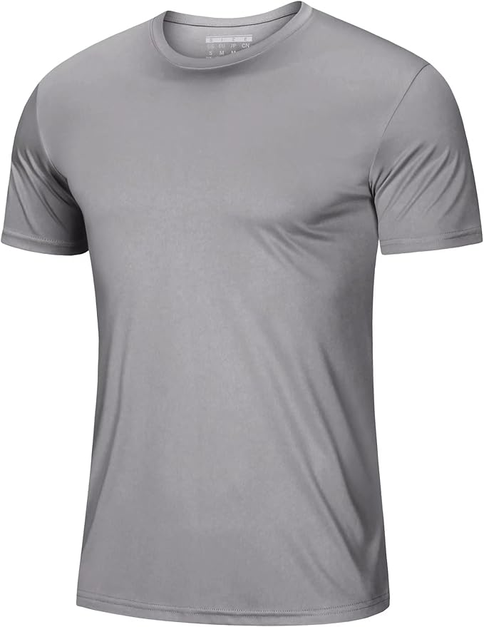 MAGCOMSEN Men's Short Sleeve UPF 50+ T-Shirt Quick Dry Workout Athletic Running Swim Tops Tee Rash Guard Performance Shirts