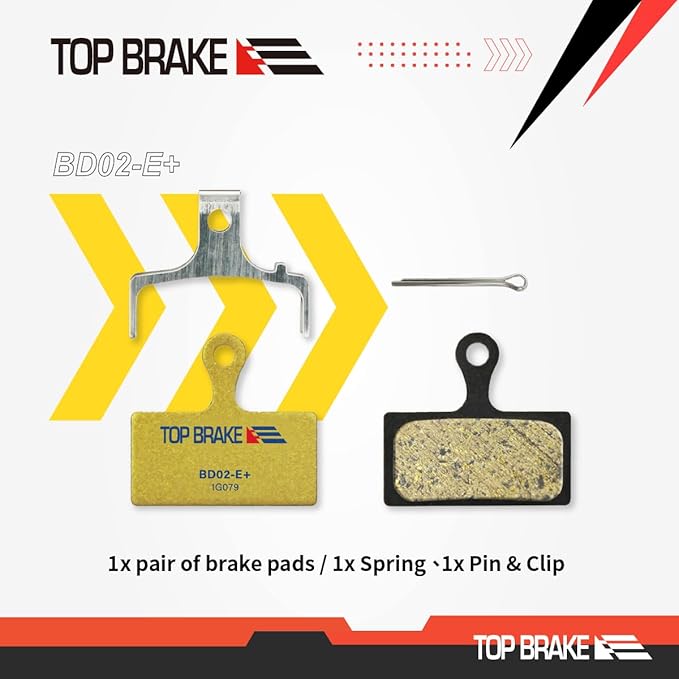 TOP BRAKE Disc Bike Brake Pads Compatible with Shimano XTR M9000/9020 Deore XT M785/ M8000 | MTB/eMTB/Gravel/Cross Country(XC)/Trail/All Mountain/Cycling