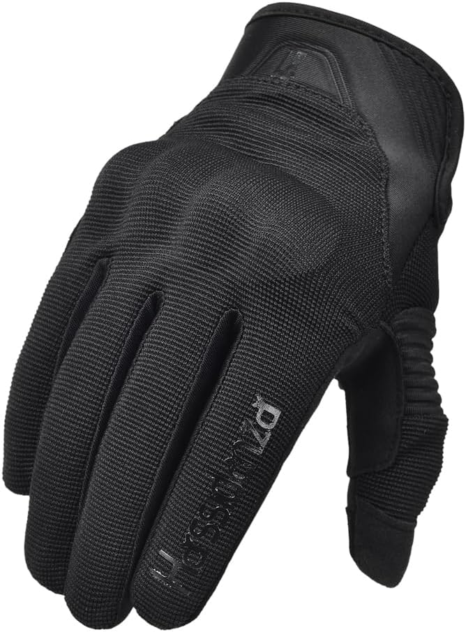Harssidanzar Motorcycle Gloves Men Full Finger Riding Touchscreen Gloves SM061US