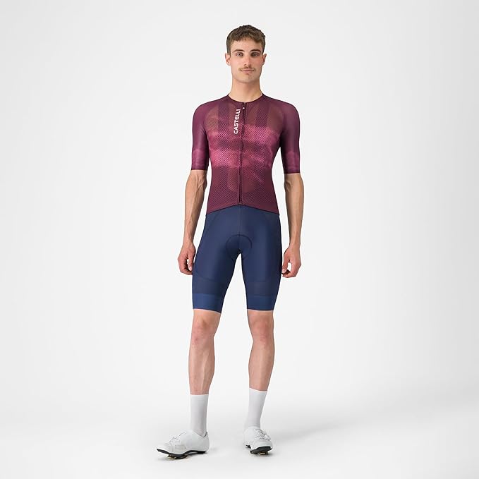 CASTELLI Men’s Climber’s A/C Jersey, Quarter Length Sleeve, Full Zip, Road Cycling & Gravel Biking Jersey with UV Protection