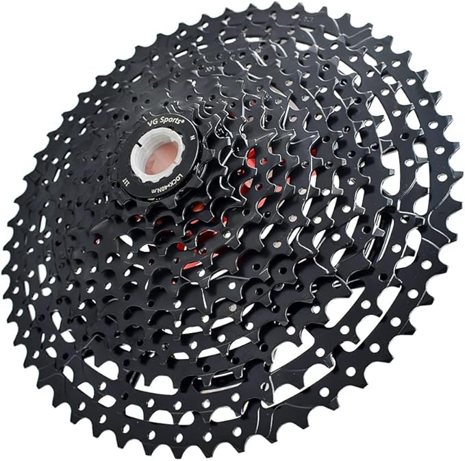 VG SPORTS 8/9/10/11/12 Speed Ultra-Light Bike Cassette for Mountain Bike 11-40T/11-42T/11-46T/11-50T/11-52T MTB Cassette Lightweight Aluminum Bracket Cassette