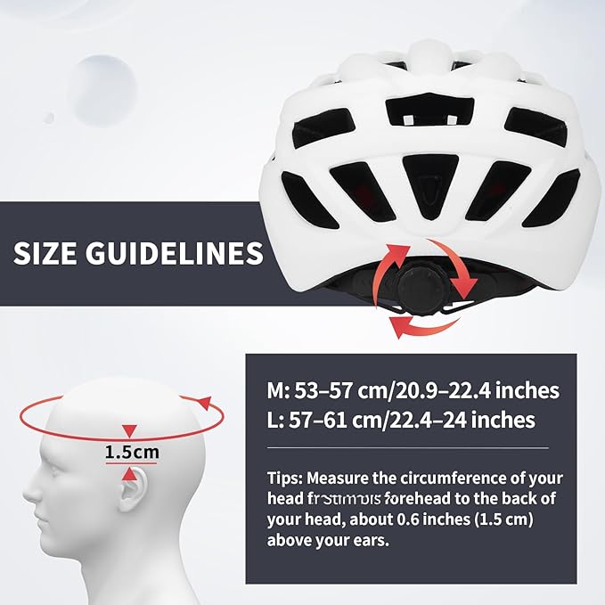 Bike Helmet with Visor for Women and Men – Lightweight Bicycle Helmet for Mountain Biking and City Riding