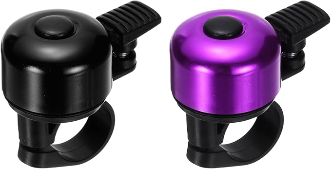 HARFINGTON Bike Bell Mini Bicycle Bell with Loud Crisp Clear Sound Bike Ring Bell Aluminum Bike Accessories