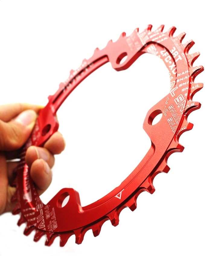 CYSKY 104 BCD Chainring 30T to 52T Narrow Wide Chainring with Sprocket Bolts for 1x Set-up Road Bike Mountain Bike BMX MTB Gravel Ebike