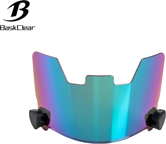 Football Visor Helmet Clear Visor, Scratch Resistant, UV Block, Anti-Fog, Anti-Cracking. Fits Youth and Adult Football Helmets.