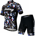 Cycling Jersey Men Set Road Short Sleeve Quick Dry Bike Padded Cycling Clothing Suit Bicycle Wear Summer