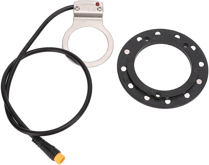 Electric Bike Assist Sensor, Electric Bike Assist Sensor High Sensitivity 12 Magnets Right Dual Hall Sensor Electric for Bike Pedal Accessories