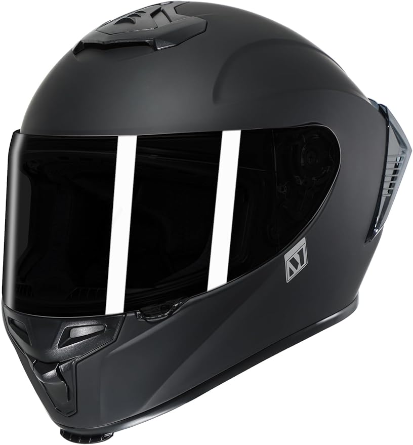 Full Face Motorcycle Helmet with Spoiler - Advanced Aero Design for Men and Women (Unisex)