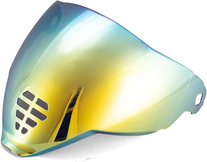 PSLER IC-06 visor- Icon Airflite Face Shield Motorcycle Helmet Visor Accessories Replacement for Icon Airflite IC-06,Deep Gold