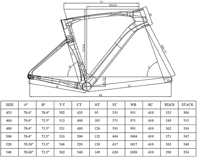 700c Carbon Road Bike Frameset 43.5/46/48/50/52/54cm Disc Brake Bike Frame Thru Axle 12 * 100/12 * 142mm Breakwind Racing Frame Gray Lightweight