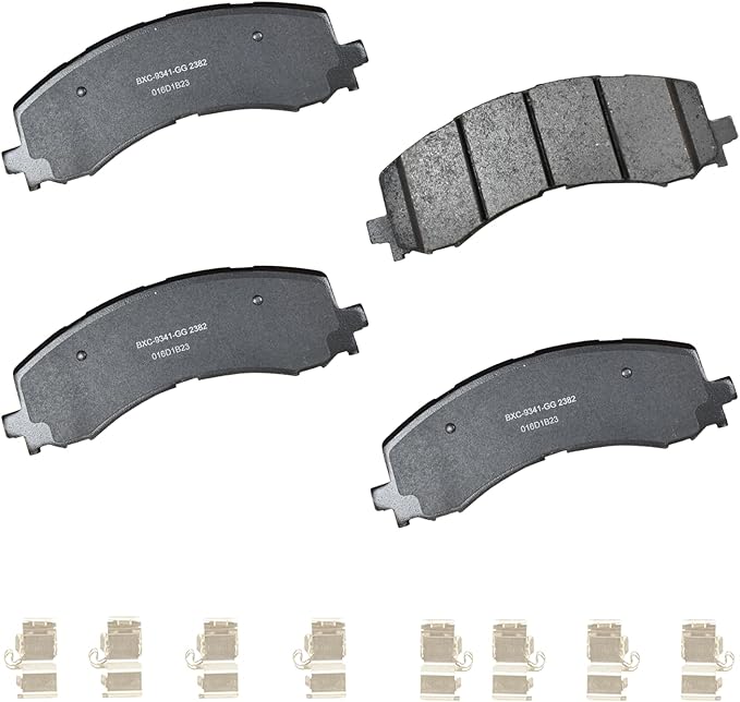 Bendix Premium SBC2382 Ceramic Front Brake Pads for Ford Bronco 2023-2022, Expedition 2024-2022, F-150 2023-2021, F-150 Lightning 2024-2022, Lincoln Navigator 2024-2022