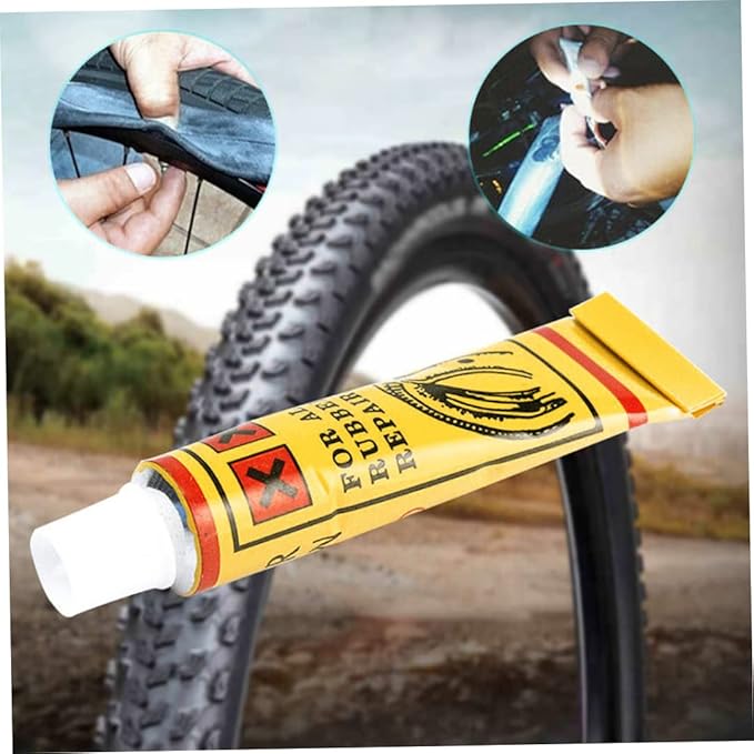 Bike Tyre Repair Glue - Inner Tube Patch Kit, Puncture Repair Tools 5PCS