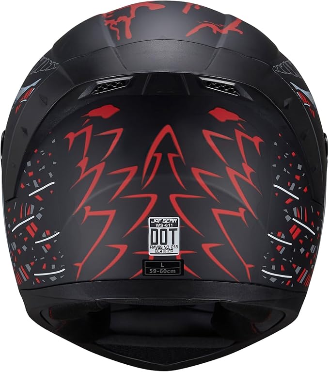 Motorcycle Helmets Full Face WS-611 Street Bike Motorbike Helmet for Adults Men Women DOT Approved