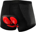Mens Cycling Underwear Shorts 5D Gel Padded Bike Bicycle MTB Liner Undershorts Quick-Drying Breathable Underpants