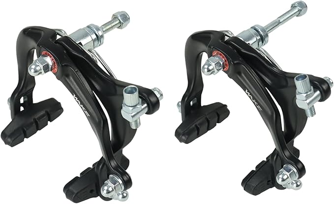 FOMTOR Bike Brake C Brake Caliper Set Bicycle Rear & Front Brakes Kit Aluminum Alloy Side Pull Brake for MTB Mountain Bike, Road Bicycle(1 Pair)