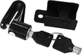 Heavy Duty Motorcycle Bike Disc Brake Lock, Anti-Theft Waterproof Wheel Lock Safety Disc Lock Padlock for Scooters and Mountain Road Cycling with Two Keys(Black)