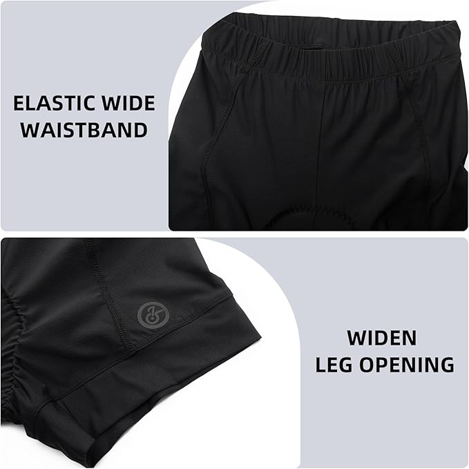 YKYWBIKE Cycling Underwear Mens 4D Padded Bike Shorts Breathable Biker Short Bicycle MTB Liner Short Road Biking Shorts
