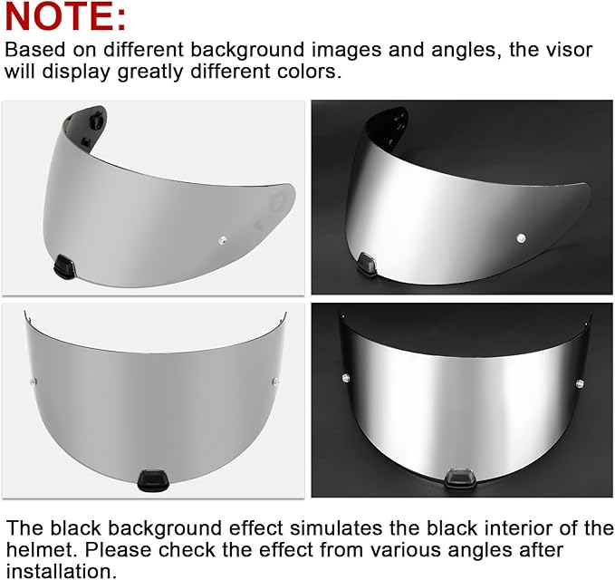 PSLER i10 HJ-31 i70 Visor- i10 Helmet Visor HJ 31Helmet Face Shield motorcycle Shield Accessories Replacement for i10 HJ-31 i70,Silver