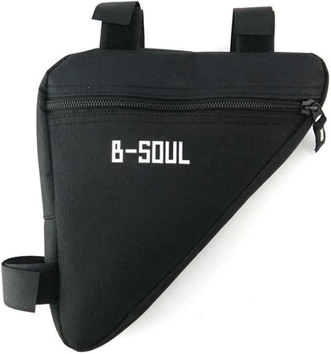 Sport Bicycle Storage Bag ，Mountain Bike Beam Package,Bicycle Frame Front Triangle Bag Bike Under Seat Top Tube Bag for Bike Tube Frame (Black)