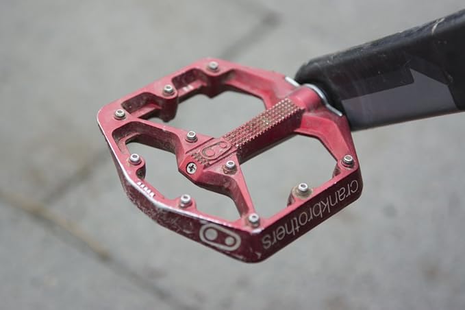 Crankbrothers Stamp Flat MTB Pedals - Size-Specific, Lightweight, Versatile, Durable Bike Pedals