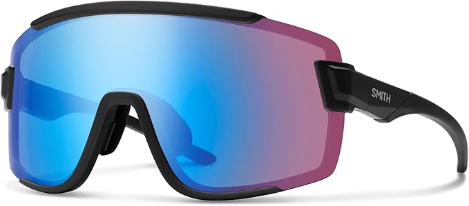 SMITH Wildcat Sunglasses with ChromaPop Shield Lens – Performance Sports Sunglasses for Biking & More – For Men & Women