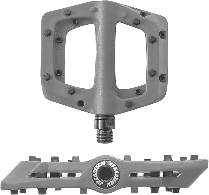 Eastern Nylon Linx Pedals 9/16 - Lightweight, High-Grip MTB & BMX Pedals with Removable Metal Pins, Chromoly Axle for BMX, MTB, Road & Kids Bikes - Multiple Colors